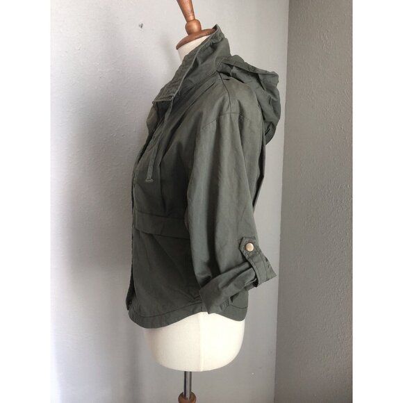 Urban Outfitters Ecote Women's XS Green Classic Military Utility Jacket (flaw) - Picture 3 of 12